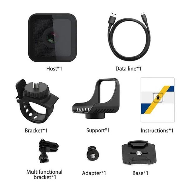 Sports Mini Waterproof Camera 1080P Motorcycle Bike Driving Recorder Mobile DV Carousel 1