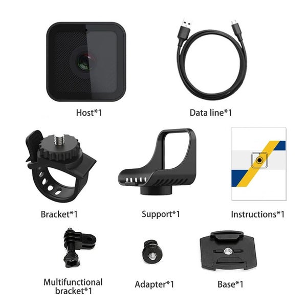 Sports Mini Waterproof Camera 1080P Motorcycle Bike Driving Recorder Mobile DV Carousel 7