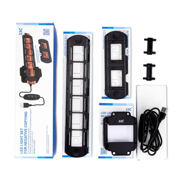 JJC Negatives Scanning LED Light Set Kit 35mm with Strips & Slides Holder Pho... Carousel 1