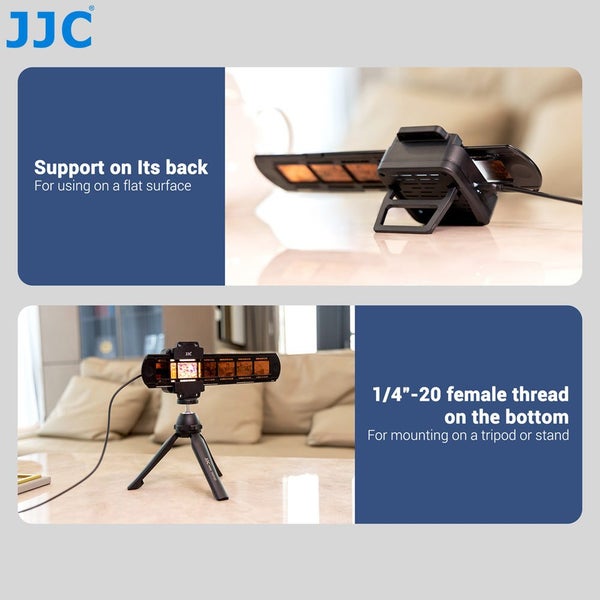 JJC Negatives Scanning LED Light Set Kit 35mm with Strips & Slides Holder Pho... Carousel 7