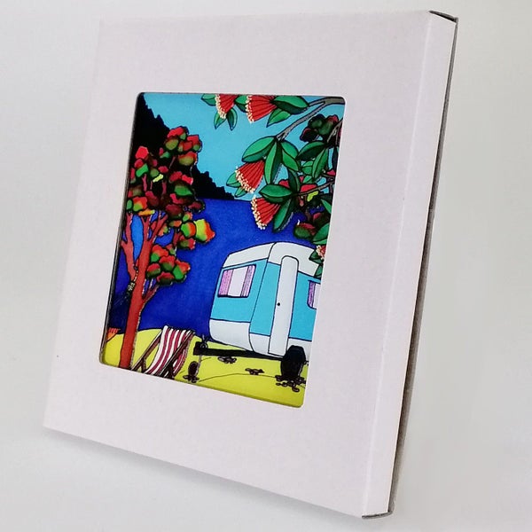 Jo May - Caravan Ceramic Tile Hanging Carousel 2