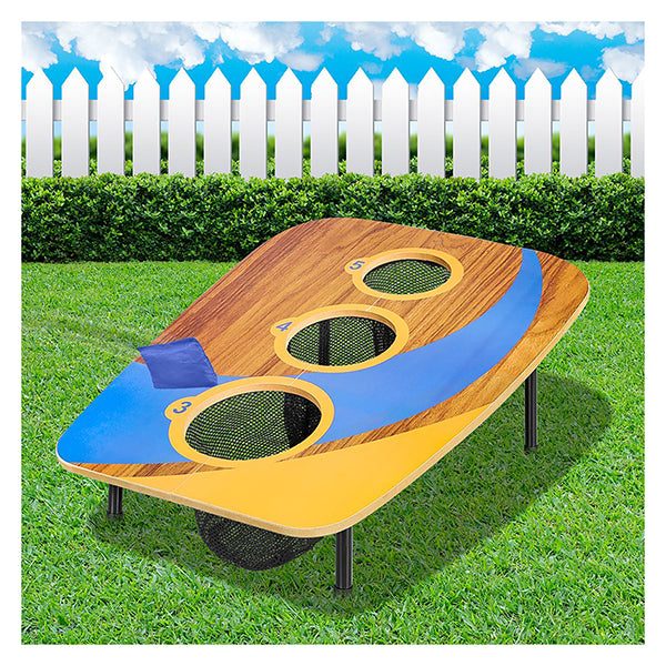 Kids Bean Bag Toss Game Set Children Wooden Outdoor Toys Theme Party Carousel 6