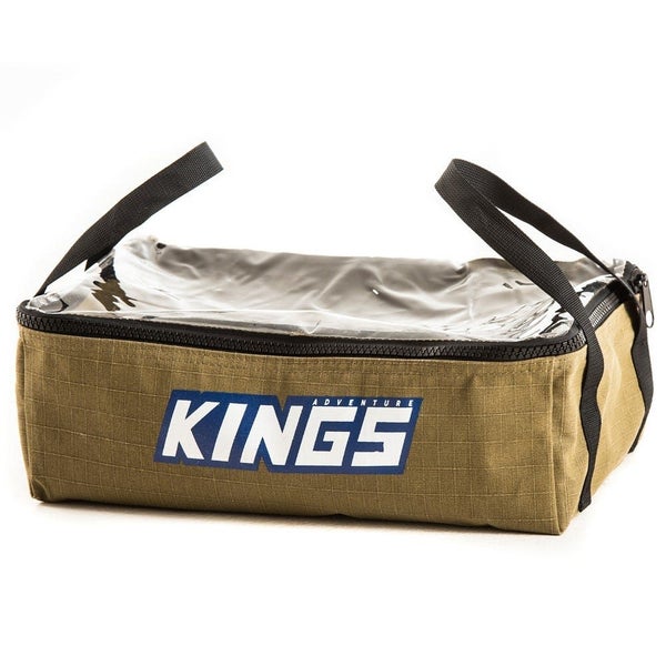 Kings 2x Clear Top Canvas Bag 15L + 2x BBQ Canvas Bag 67 Litre Carousel 2