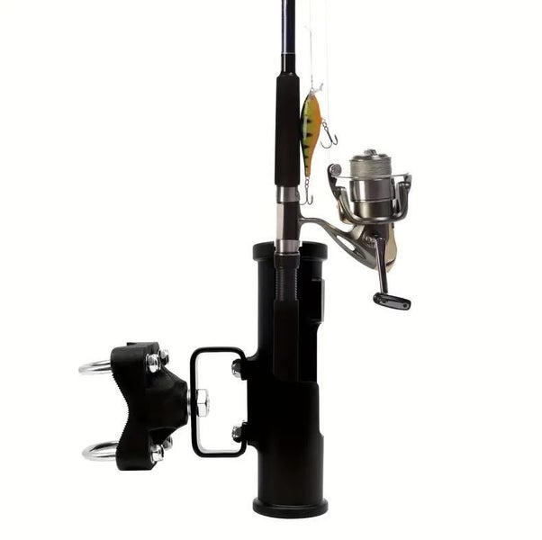 Fishing Rod Holder for Bar and Rail Bike ATV and Beach Cart 5/8" to 1" Rails Carousel 1