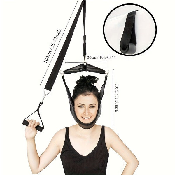 NNETM Neck Traction Massager Device - Cervical Decompression(Black) Carousel 2