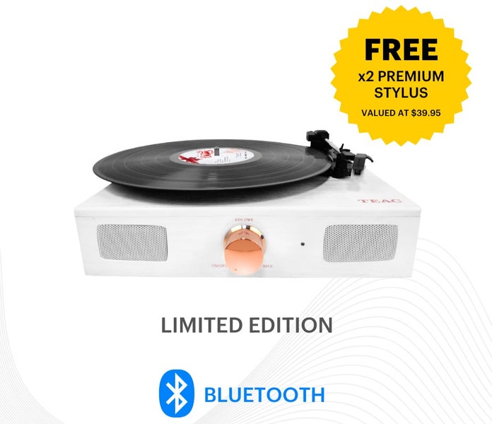 Teac LE Turntable with Bluetooth, Aux Input + RCA Out + 2 Free Stylus, Afterpay Carousel 1