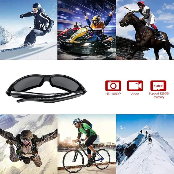 1080p HD Mini Glasses Portable DVR Video Outdoor Sports Camera Recorder Weara... Carousel 7