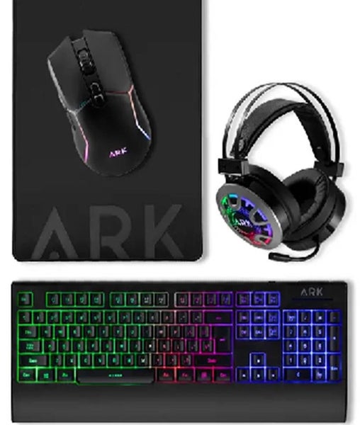 Gaming Bundle,RGB, Keyboard,Ultra Wide Mouse Pad, 6200DPI Mouse & Gaming Headset Carousel 1