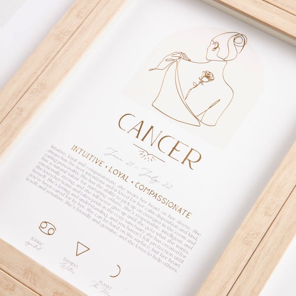 Splosh Mystique Framed Print Cancer Standing Hanging Zodiac Home Decor 20x33cm Carousel 3