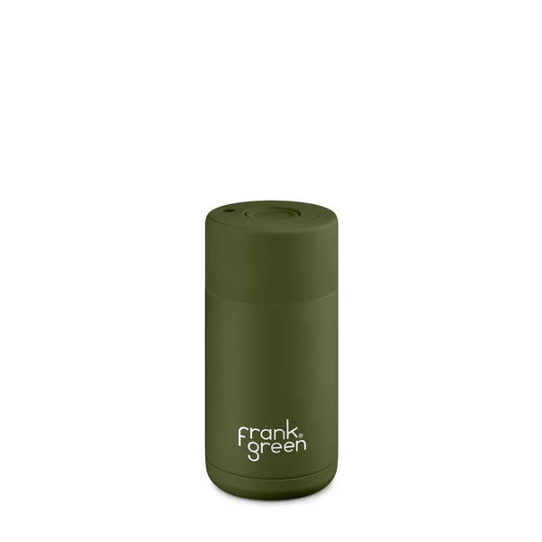 Frank Green Khaki Ceramic Reusable Cup 355ml (12oz) Carousel 1