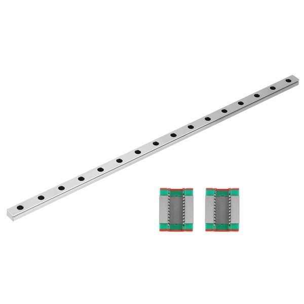 400mm MGN12 Miniature Linear Rail Guide Rail 12mm Width 2pcs MGN12B Slide Carousel 1
