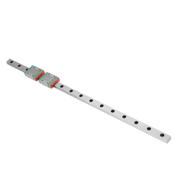 400mm MGN12 Miniature Linear Rail Guide Rail 12mm Width 2pcs MGN12B Slide Carousel 2