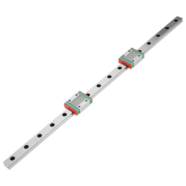 400mm MGN12 Miniature Linear Rail Guide Rail 12mm Width 2pcs MGN12B Slide Carousel 5