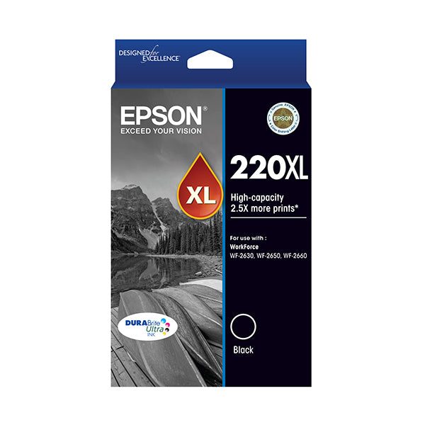 220Xl High Capacity Durabrite Ultra Black Ink Carousel 1