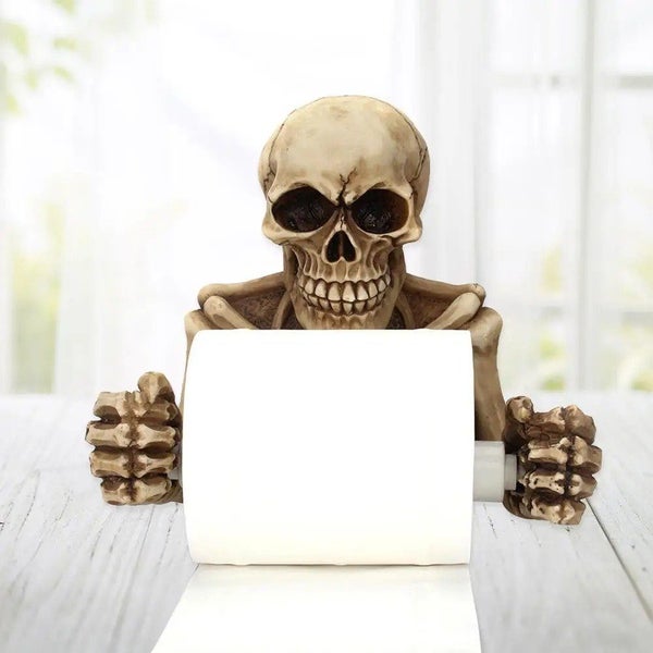 Skull Toilet Paper Holder Carousel 2