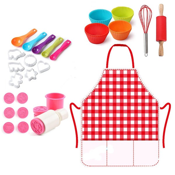 Toy Cooking and Baking Chef Set Kitchen PretendToys Dress Up CostumeGiftsforKids Carousel 1