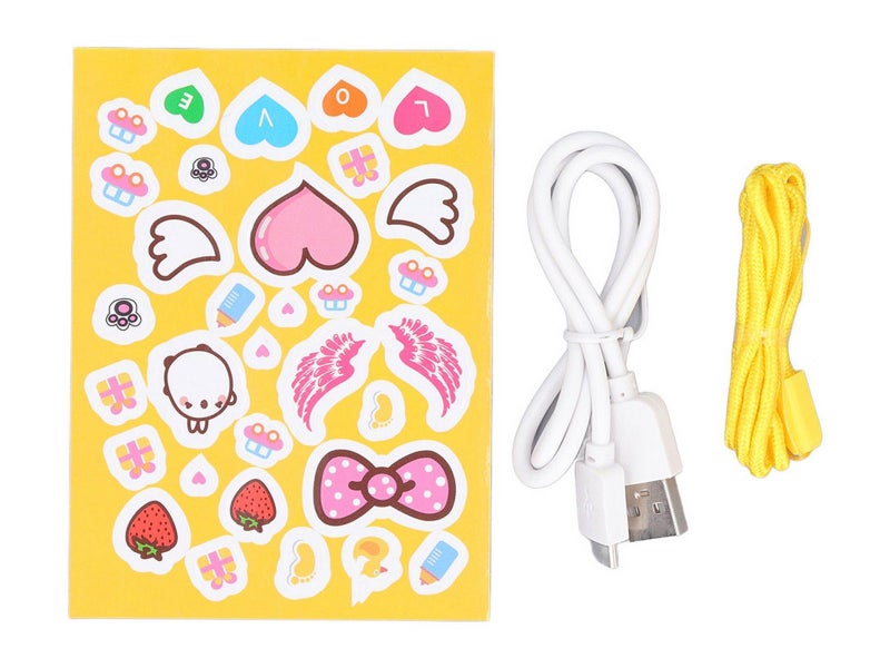 Mini Digital Camera IPS Screen Cartoon Frames Camera Blue Carousel 8