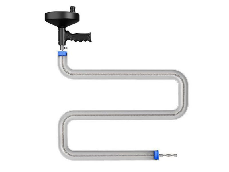 Sink Drain Unblocker Toilet Cable Auger Flexible Steel Cable Pipe Cleaner 3m Carousel 1