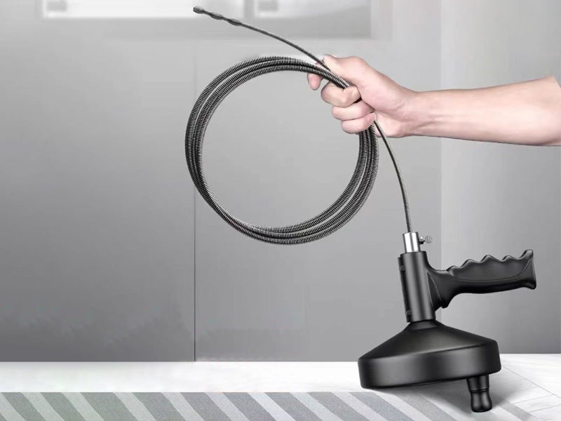Sink Drain Unblocker Toilet Cable Auger Flexible Steel Cable Pipe Cleaner 3m Carousel 2