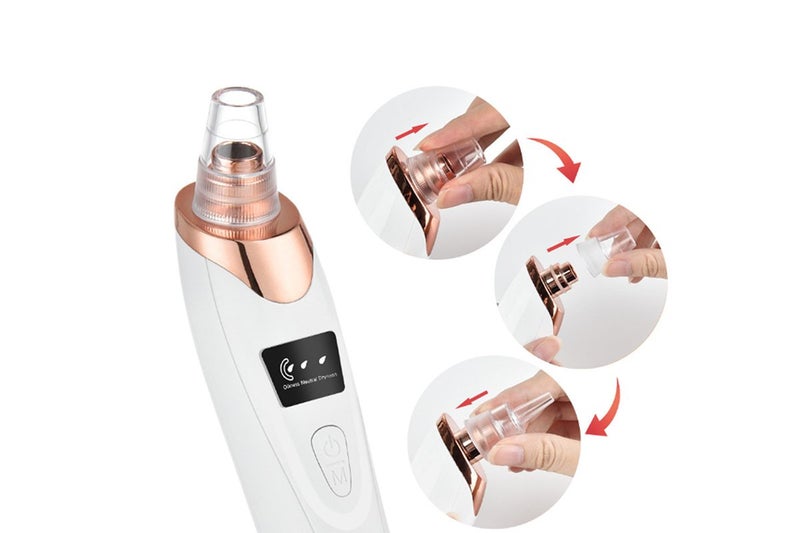 2Pcs Vacuum Blackhead Remover Facial Skin Pore Acne Pimple With 5 Suction Probes Carousel 7