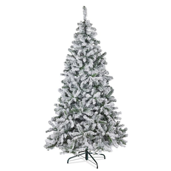 198cm Feet Artifificial Christmas Tree - Snowy Emperor Carousel 1