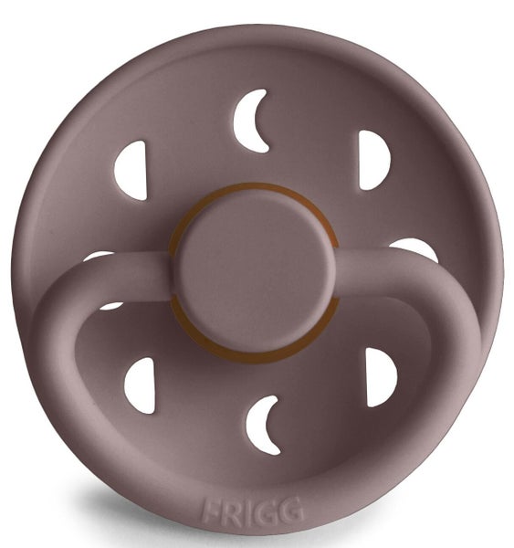 Frigg: Moon Phase Silicone Pacifier 2 Pack - Twilight Mauve (0-6 months) Carousel 2