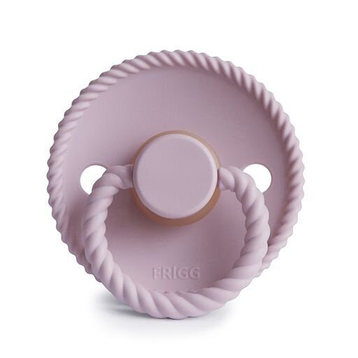 Frigg: Rope Silicone Pacifier 2 Pack - Soft Lilac (6-18 months) Carousel 2