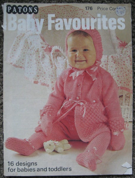 Retro PATONS BABY KNITTING PATTERNS BOOK Carousel 2