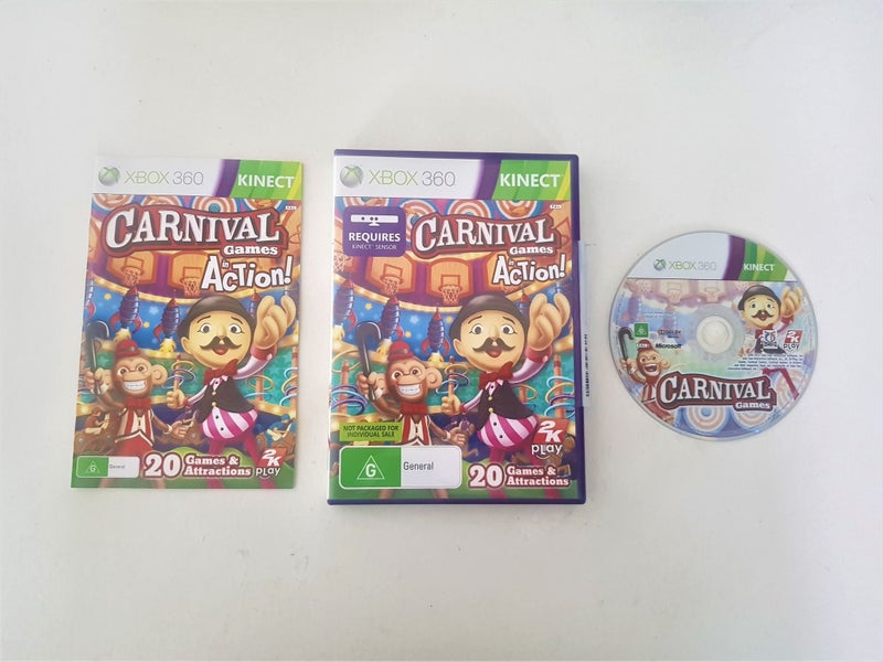 Carnival Games in Action Xbox 360 Game Carousel 1