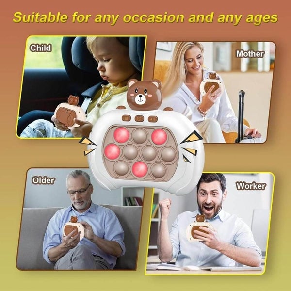 Rechargeable 3 Types Pop Push It Game Controller Sensory Fidget Toy Electronic W Carousel 6