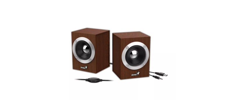 Genius SP-HF280 Wooden USB Powered Speakers Carousel 1