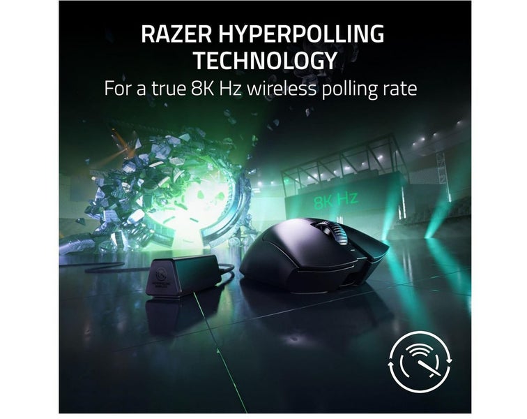 Razer Deathadder v3 Pro Wireless Gaming Mouse + HyperPolling Wireless Dongle Carousel 2