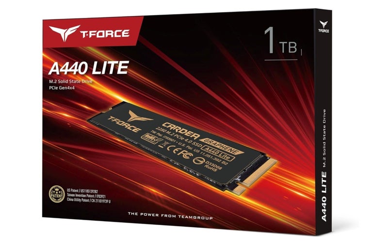 TEAMGROUP T-Force A440 Lite 1TB Gen4 NVMe Internal SSD Read/Write 7200/6200 M... Carousel 2