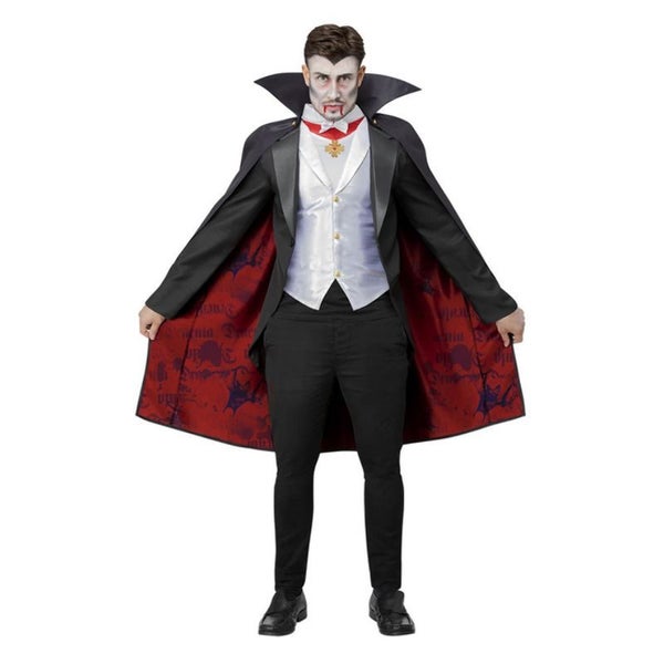 Universal Monsters Dracula Costume Adult Black Carousel 1