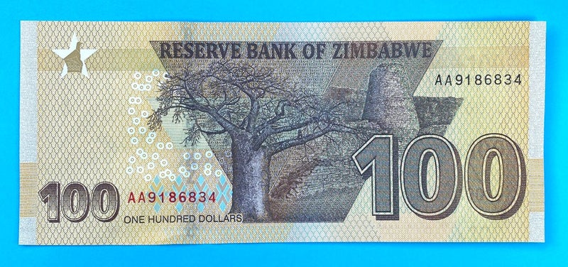 Zimbabwe $100 Note - UNC Carousel 2