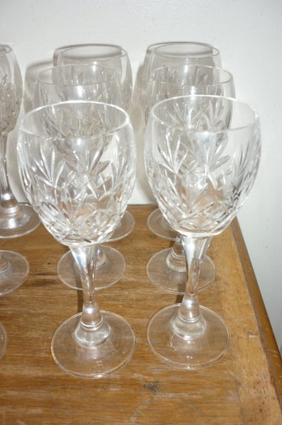 SET OF 6 CRYSTAL SHERRY GLASSES Carousel 3