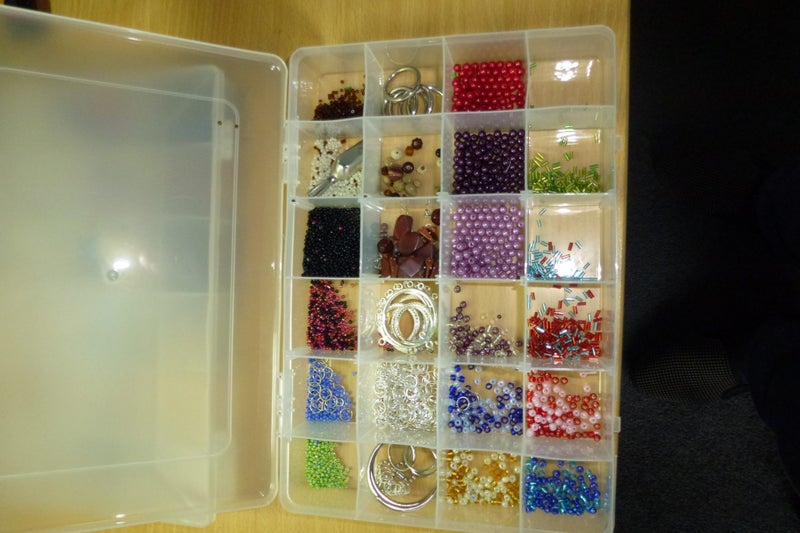 Bead Craft Set - make your own jewellery and crafts, includes bead making book Carousel 1