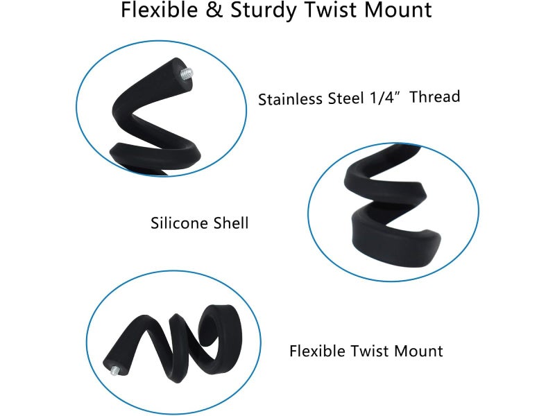 Arlo Eufy Wyze Flexible Twist Security Camera Mount White64267253038467113