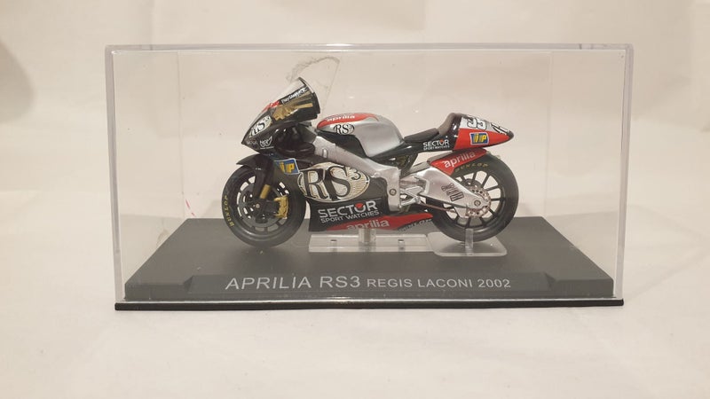 2002 APRILIA RS3 REGIS LACONI 1:24 SCALE RACING SUPERBIKE COLLECTION MOTOGP BIKE Carousel 1