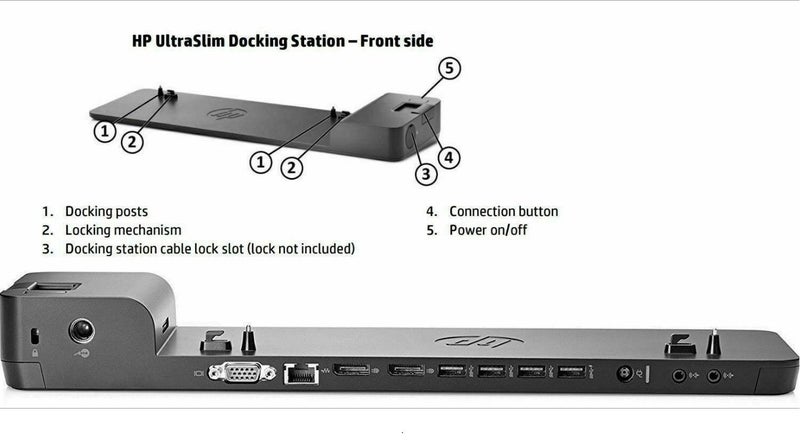 HP Ultra Slim Docking Station - D9Y32AA#ABG Carousel 1