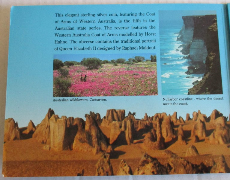 1990 Western Australia $10 Silver Unc. Carousel 2