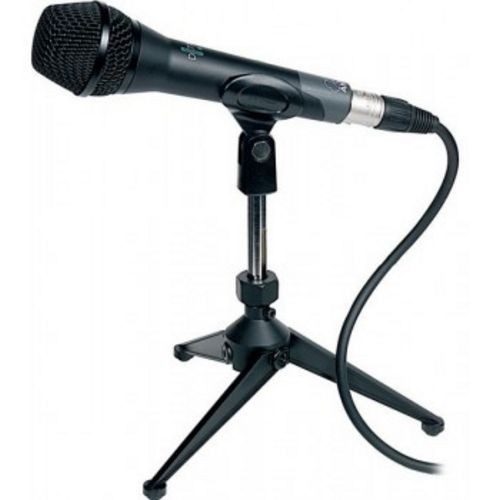 DST60TL :: Proel Desk Mic Stand Small Collapsible Tripod Metal Carousel 1