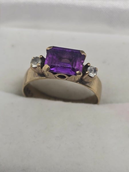 Vintage Amethyst Ring Carousel 6