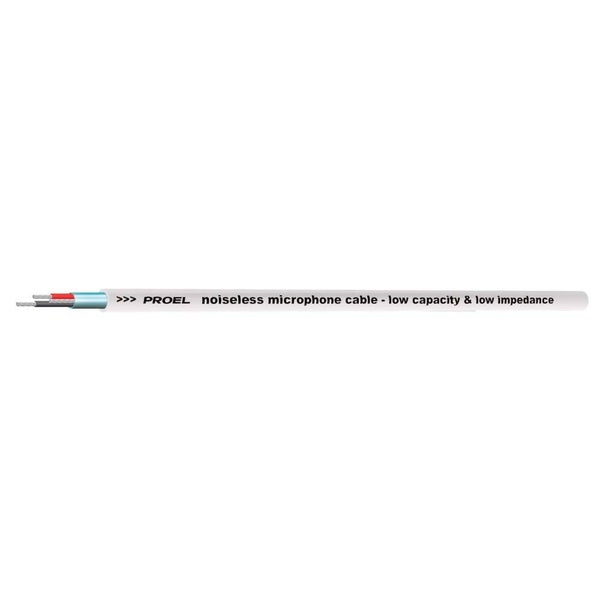 HPC80WH :: Proel Installation Microphone Cable Foil Shield WHITE Carousel 1