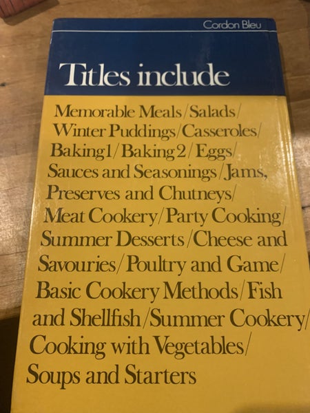 1st Edition-Cordon Bleu: Preserving Jams pickles home freezing =0 Views Carousel 2