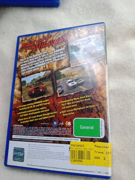 Hummer badlands play station 2 game Carousel 2