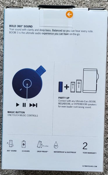 Brand New UE Boom 3 Lagoon Blue In original box Carousel 2