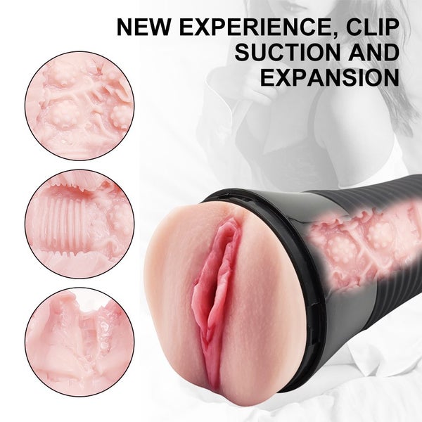Masturbator USB Rechargeable multi-frequency Black Red Carousel 2