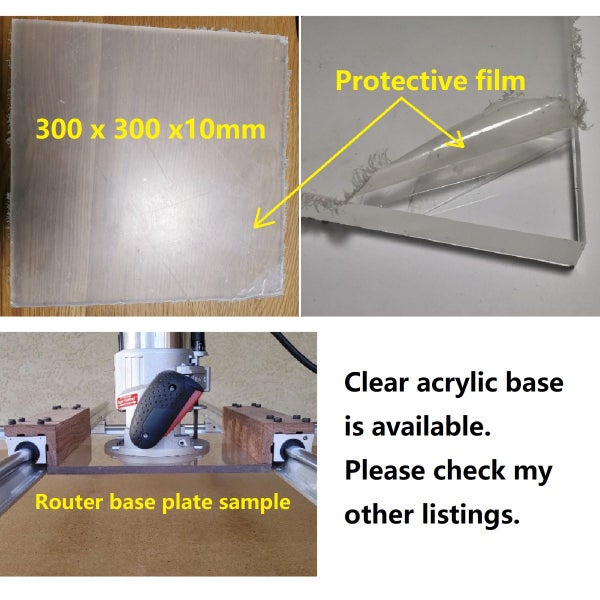 Acrylic Sheet 30cm x 30cm x 10mm Carousel 2