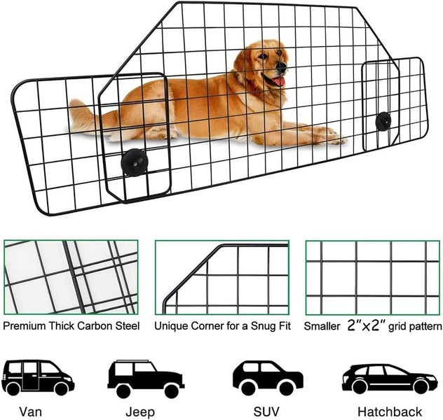 New Dog Car Cargo Barrier Divider Fence Gate Afterpay Carousel 1